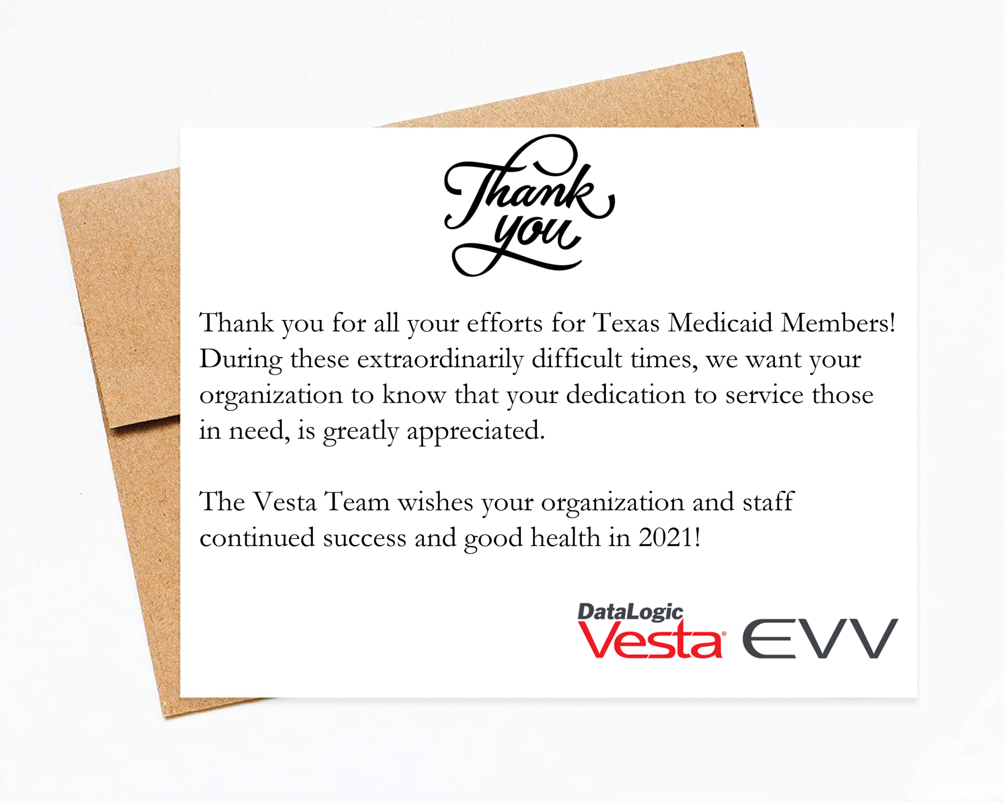 Vesta® EVV - Thank You - Vesta